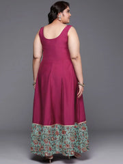 Empire 3XL Maxi Ethnic Dress-AP-AHEDCNGP-255