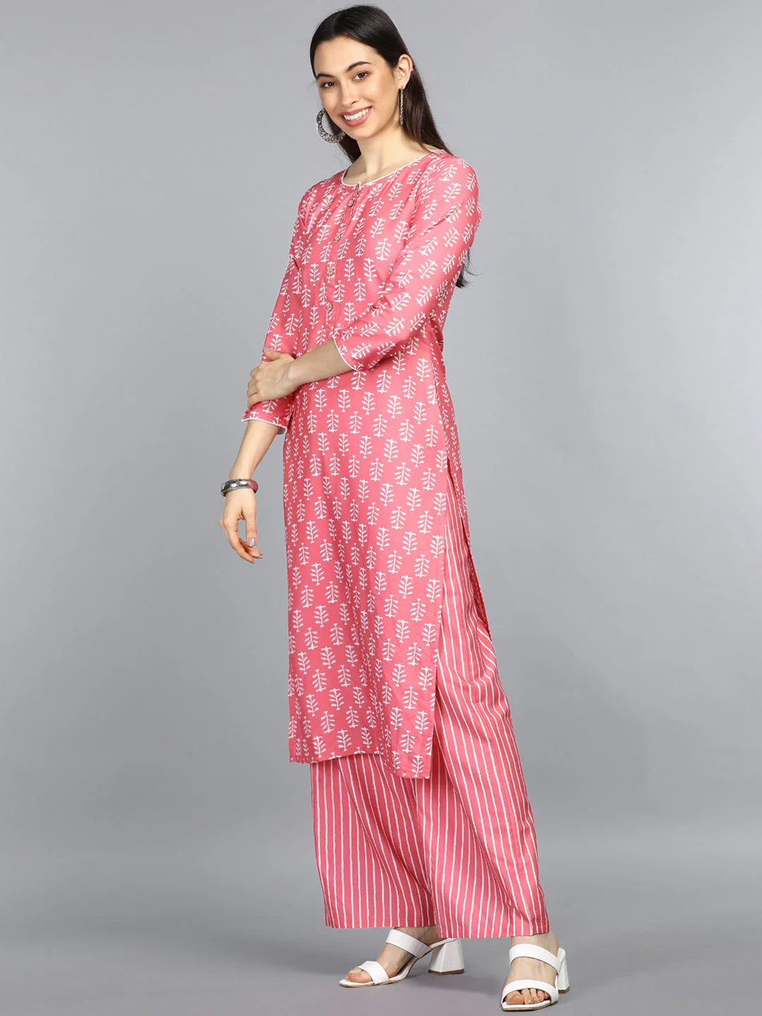 Printed Kurta Pant Set | Women's Indian Kurta Sets Online