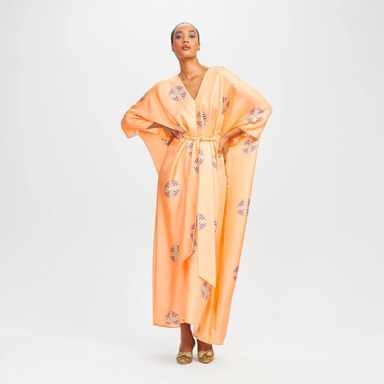 Premium Designer Kaftans: Women's Long Printed Kaftan Dresses