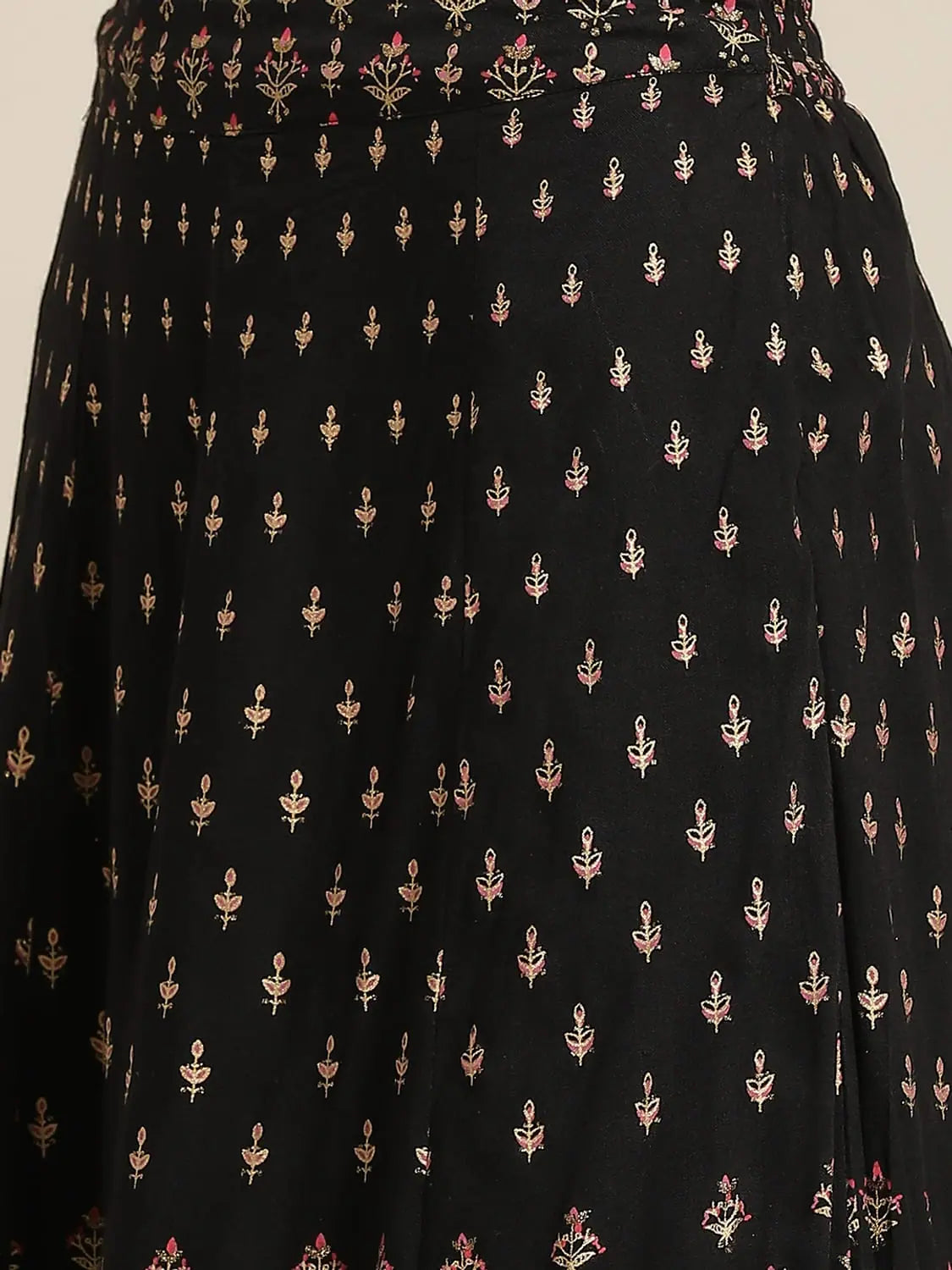 Black Printed Lehenga Choli Set | Chic Indian Kurtis Online