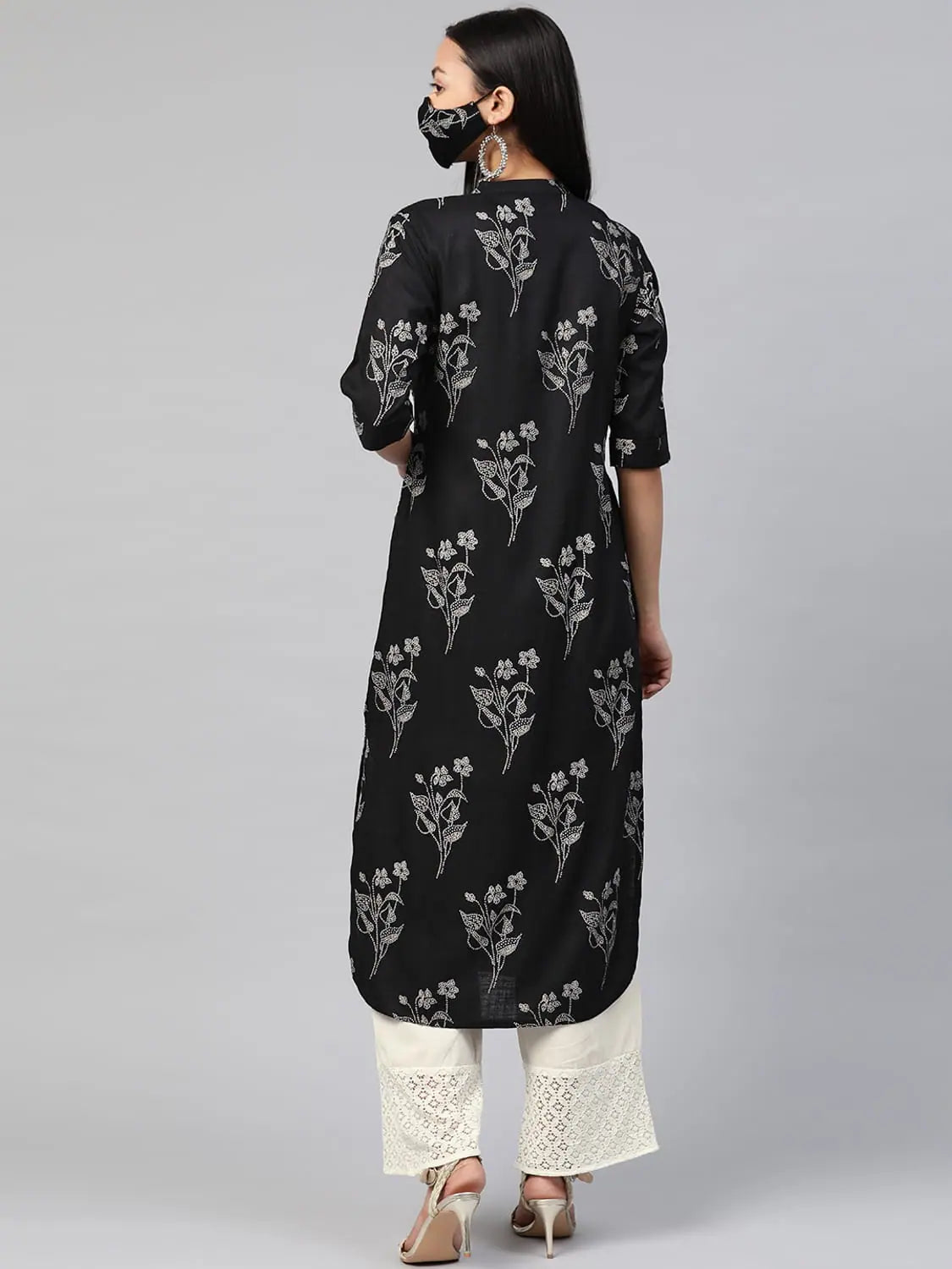 Bandhani Print Rayon Kurta - Stylish Indian Kurta for Women