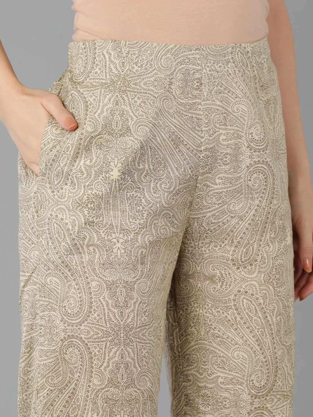 Cotton Printed Kurta Palazzos - Stylish Short Kurti Online