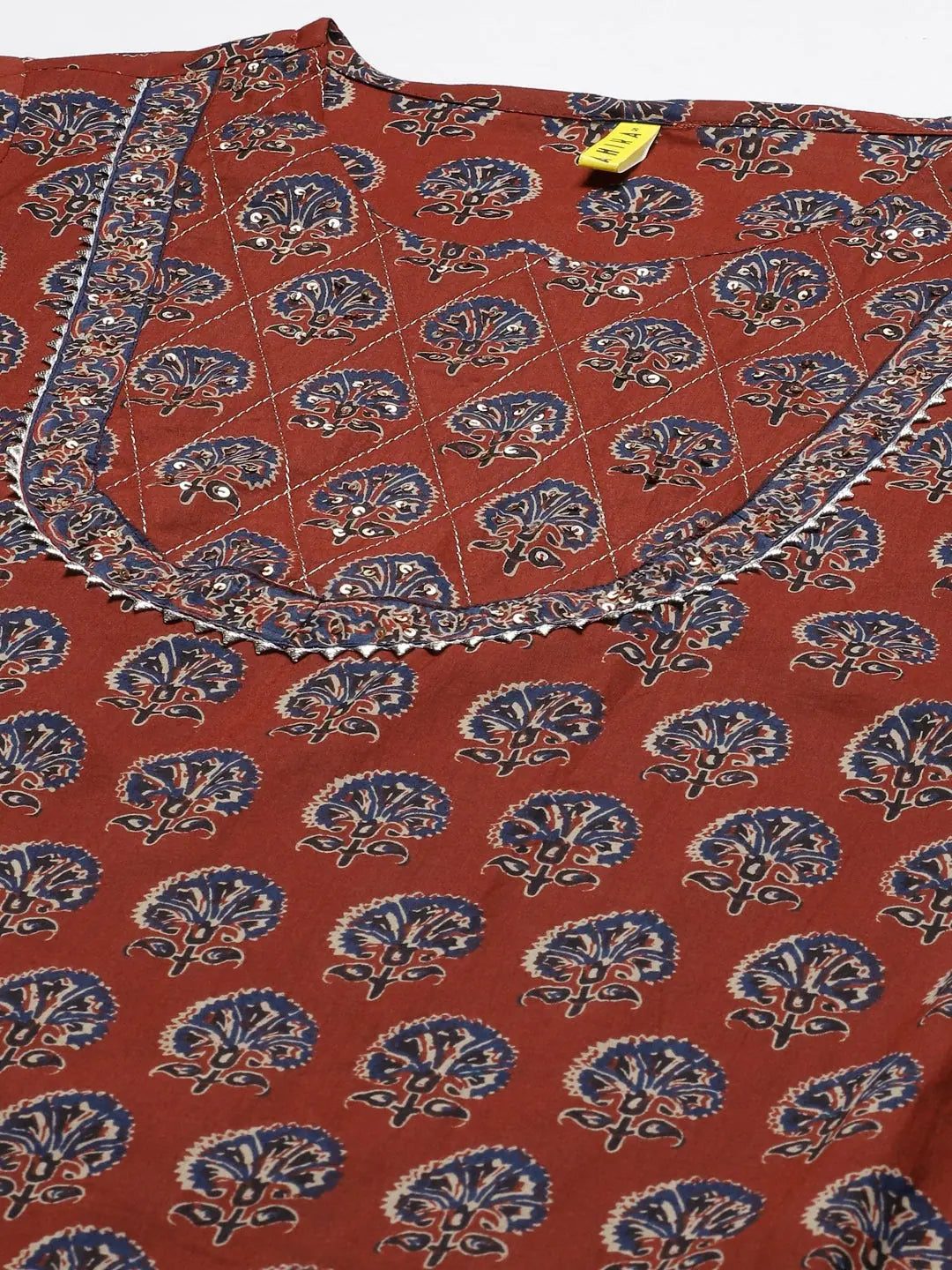 Printed Cotton Kurta Set | Women's Indian Kurta with Dupatta