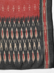 Women Black Pure Cotton Abstract Printed Kurta Trousers With Dupatta 1