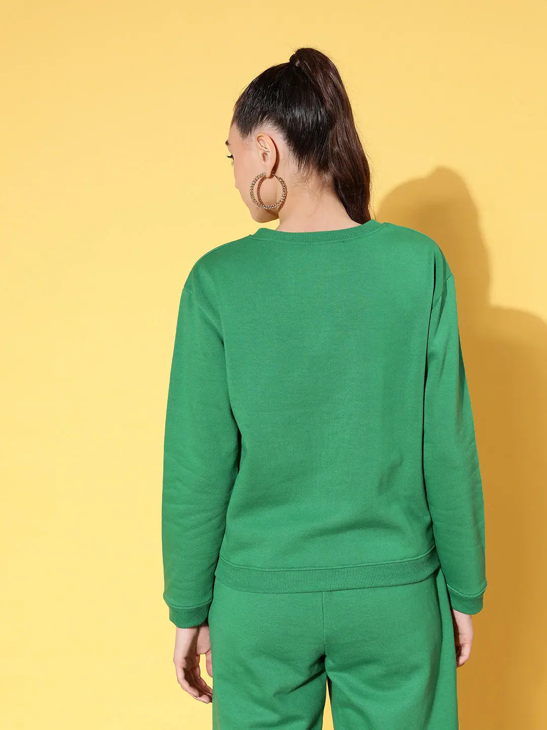 Women Green Fleece 