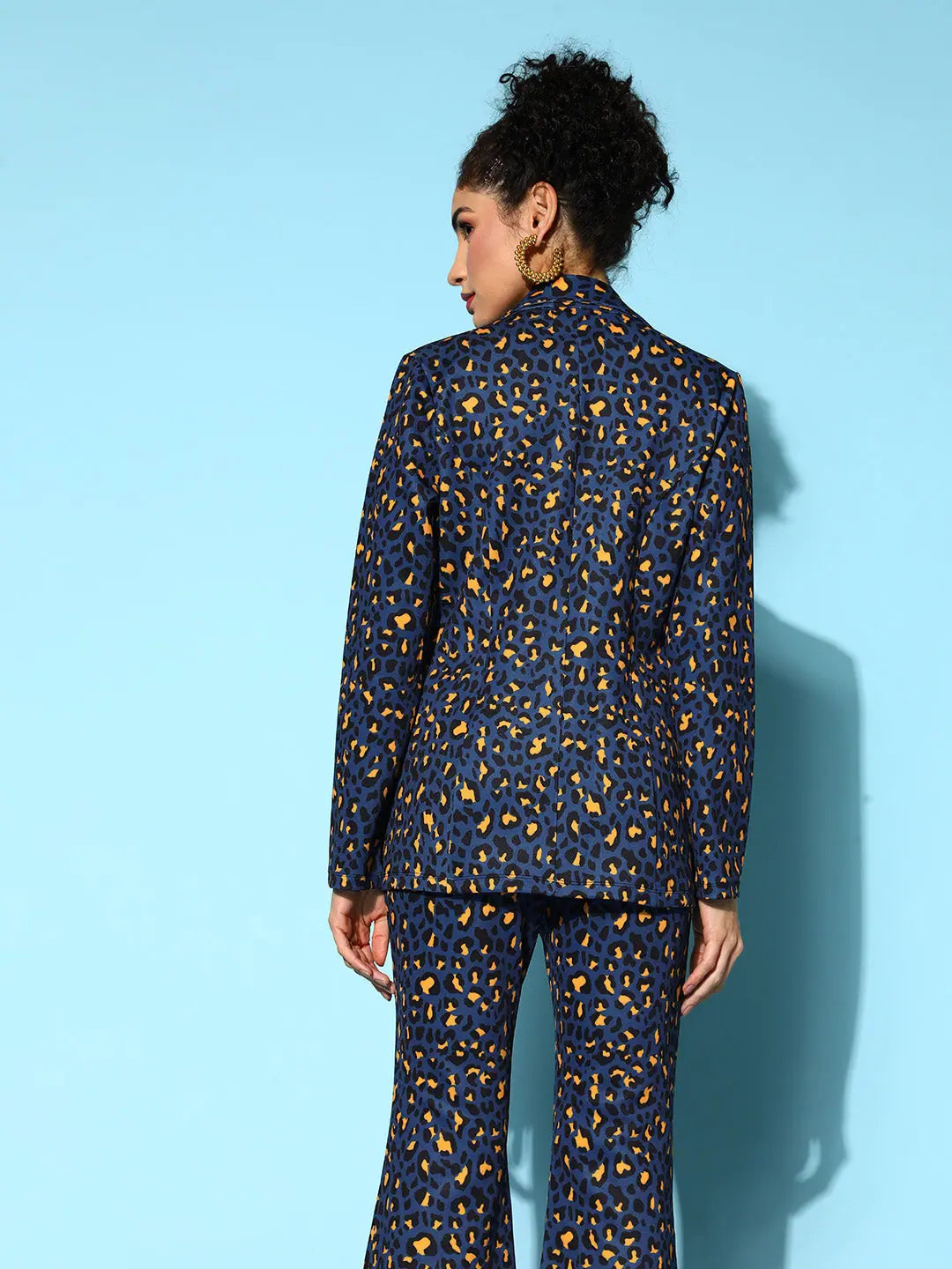 Women's Printed Navy Blazer | Trendy Women's Fashion Jackets