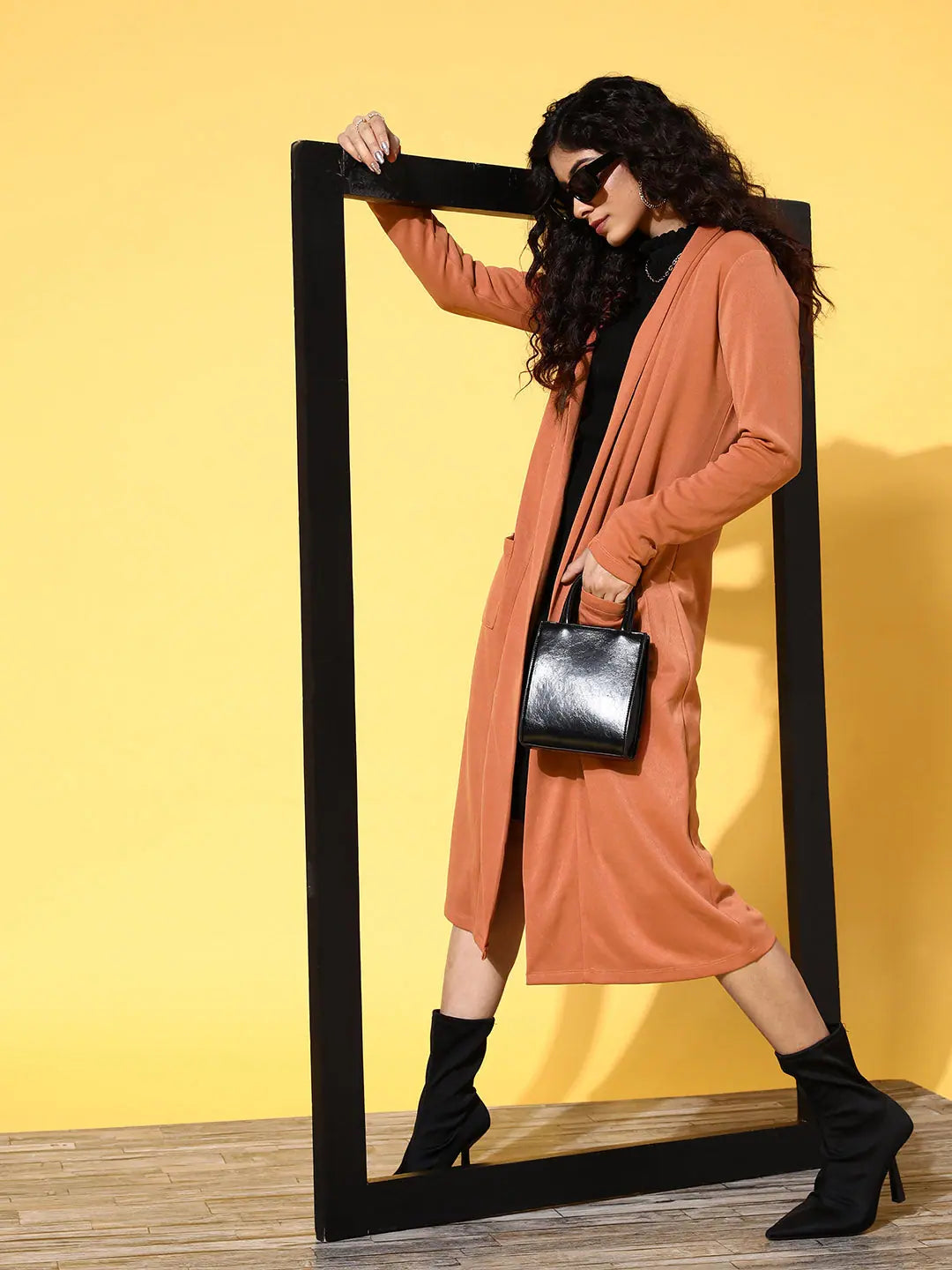 Rust Shrug Jacket - Women's Fashion Outerwear & Trendy Jackets