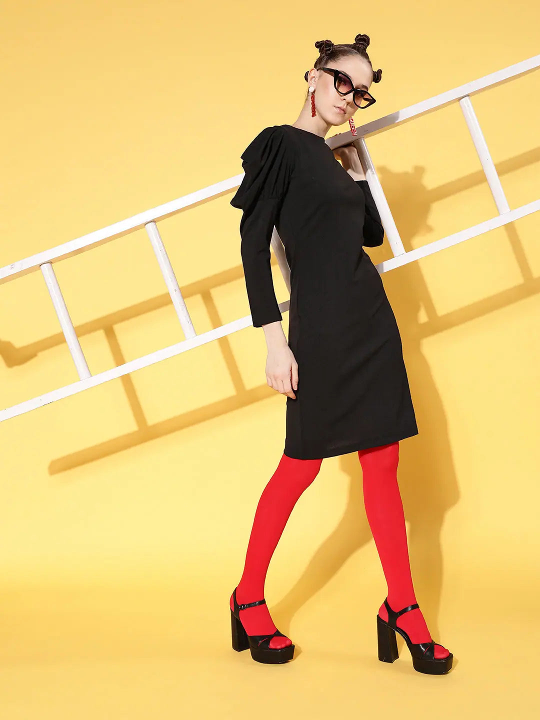 Black Bodycon Dress | Women's Designer Lehenga Style