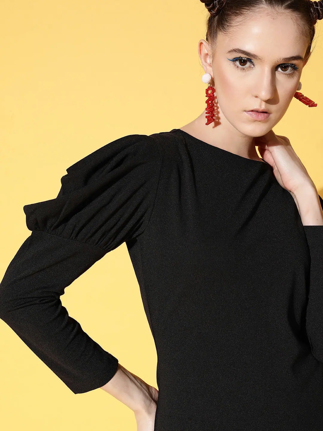 Black Bodycon Dress | Women's Designer Lehenga Style