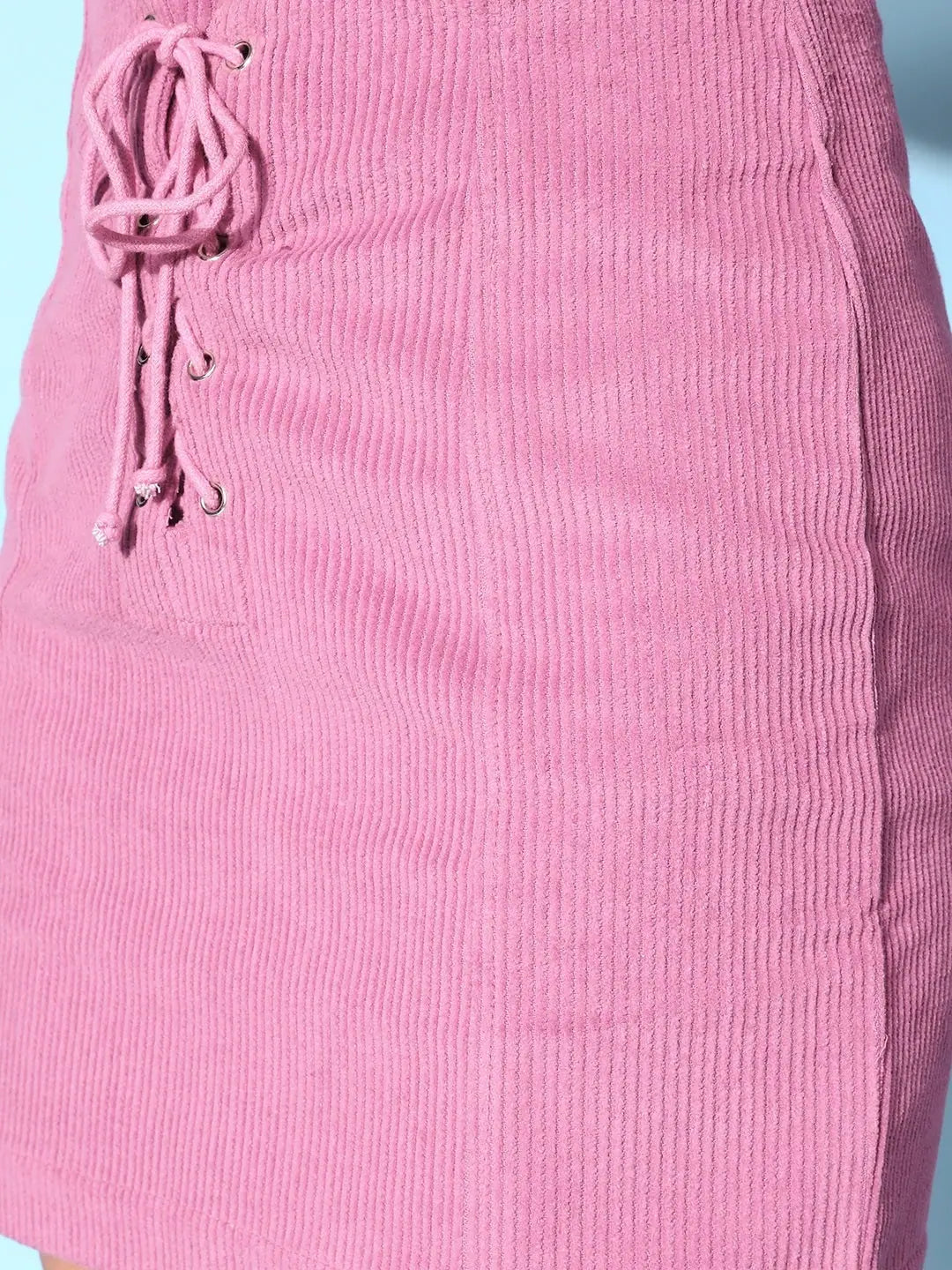 Women's Western Wear Lavender Corduroy Mini Skirt