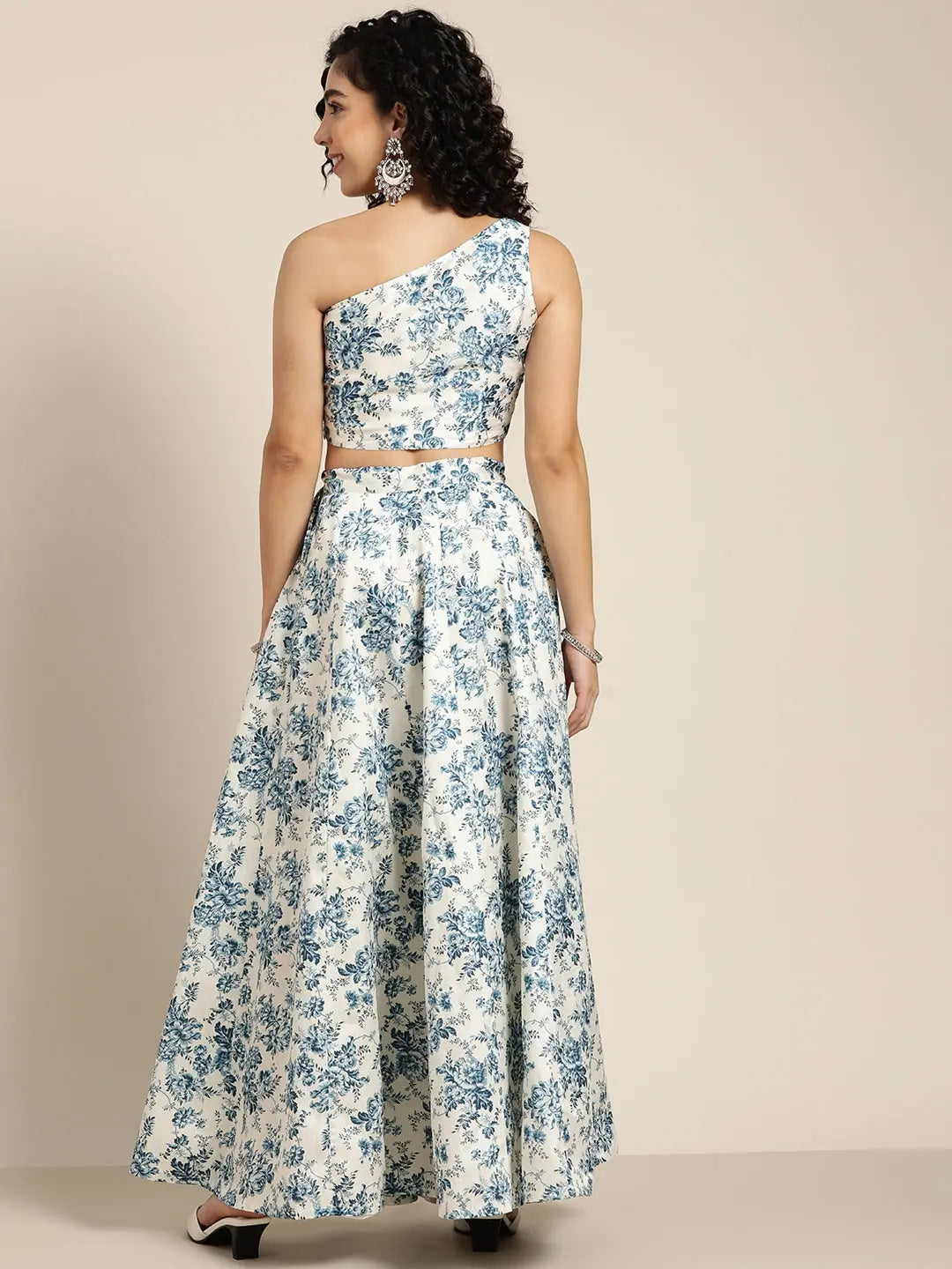 Blue Floral Lehenga - Designer Lehenga Choli for Women Online