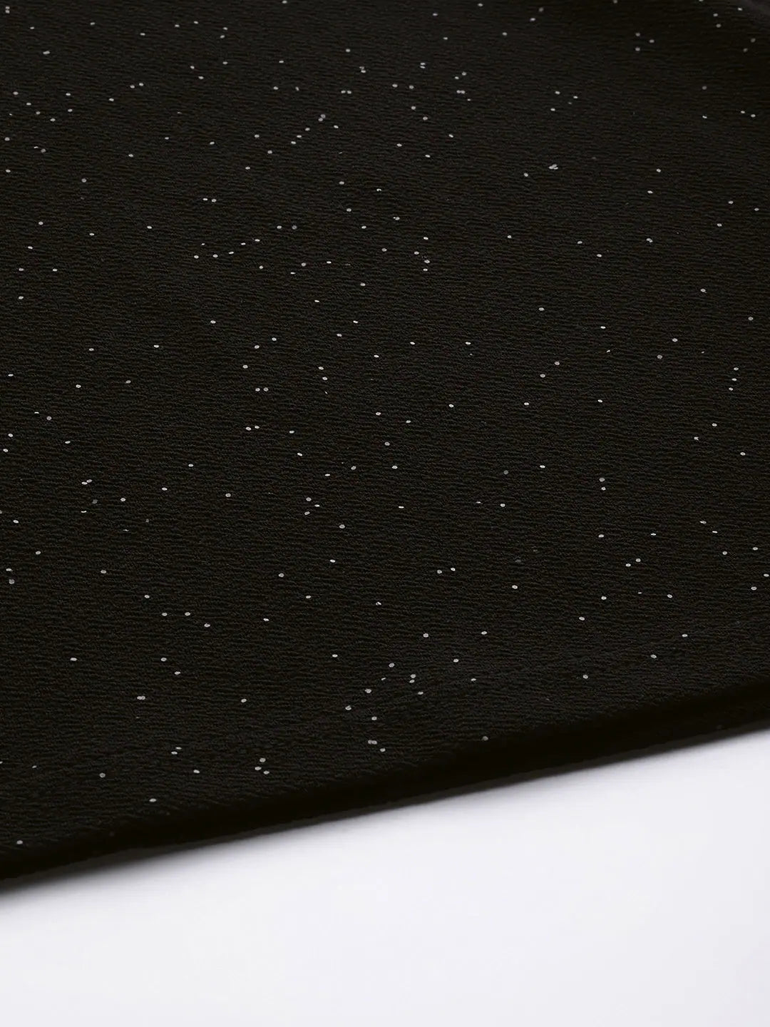 Black Shimmer Ruched Skirt - Party Wear Lehenga Inspired!