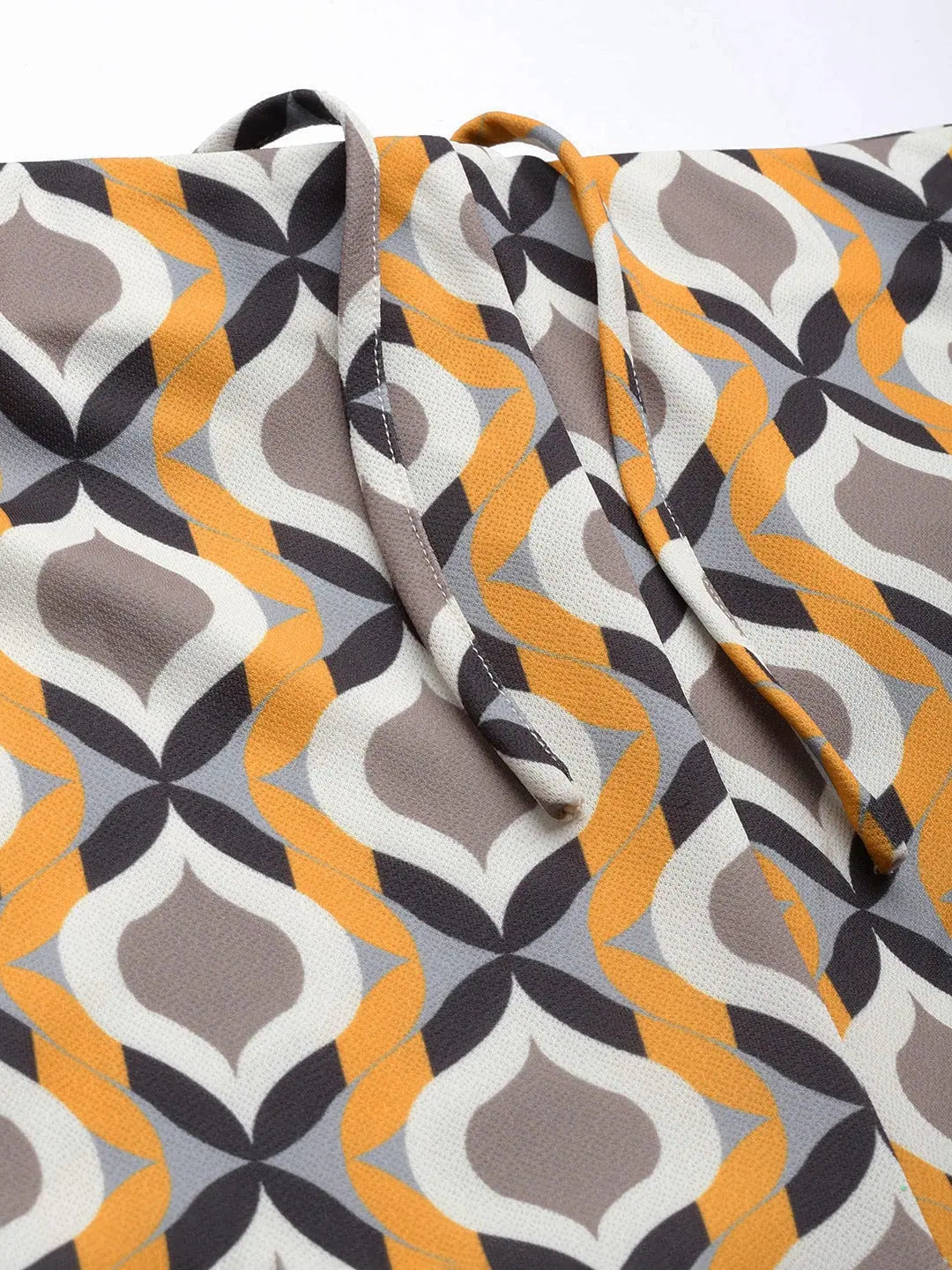 Women's Mustard Geometric Bellbottoms | Western Wear Outfits