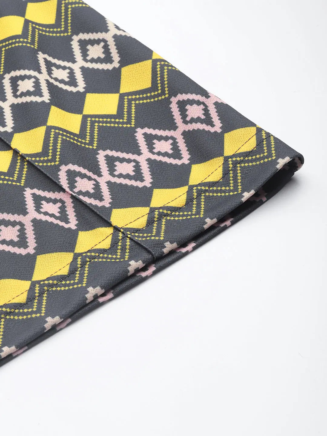 Geometric Print Straight Pants - Women's Western Wear Online