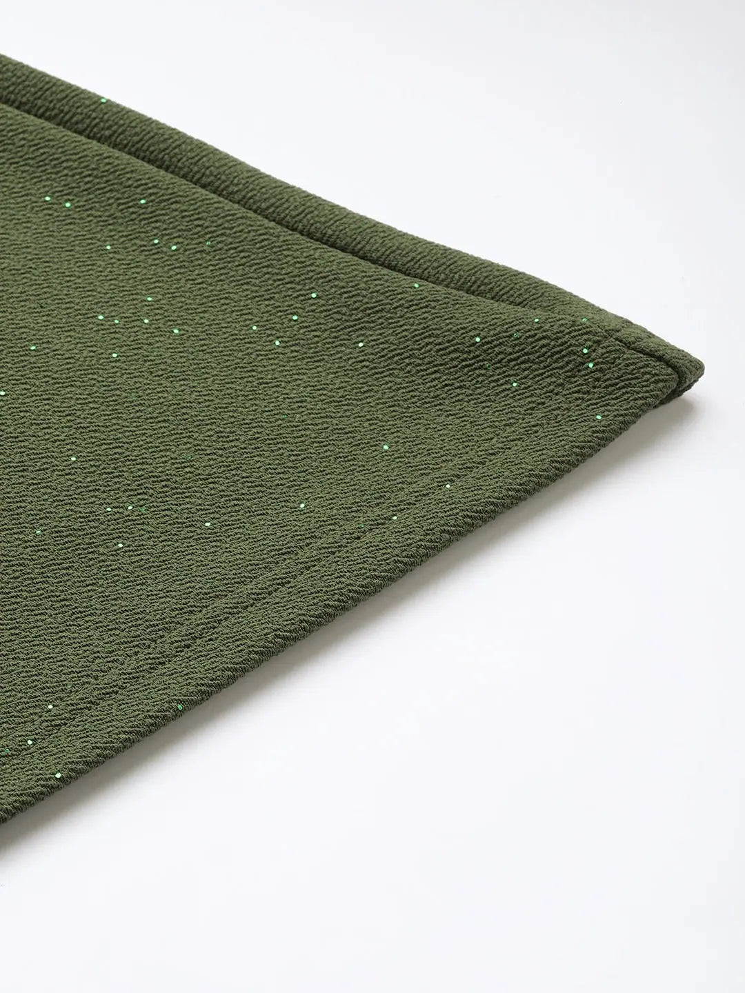 Olive Shimmer Bellbottoms - Women's Western Wear Outfits