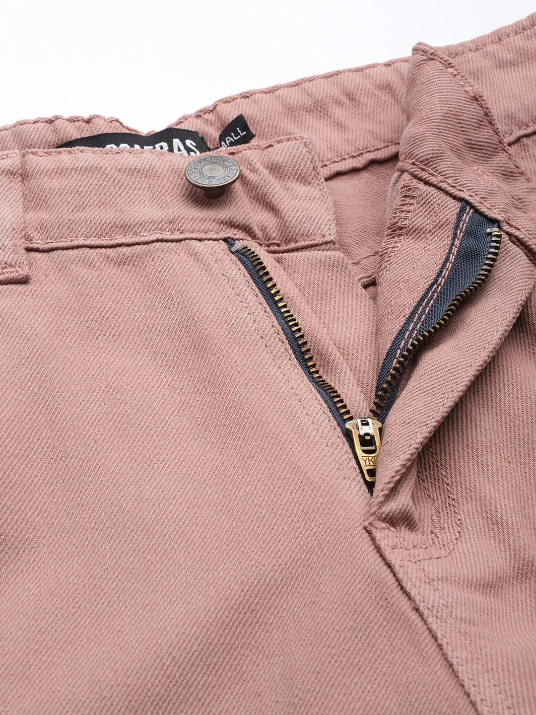 Peach Line Art Print Straight Jeans - Women's Western Wear