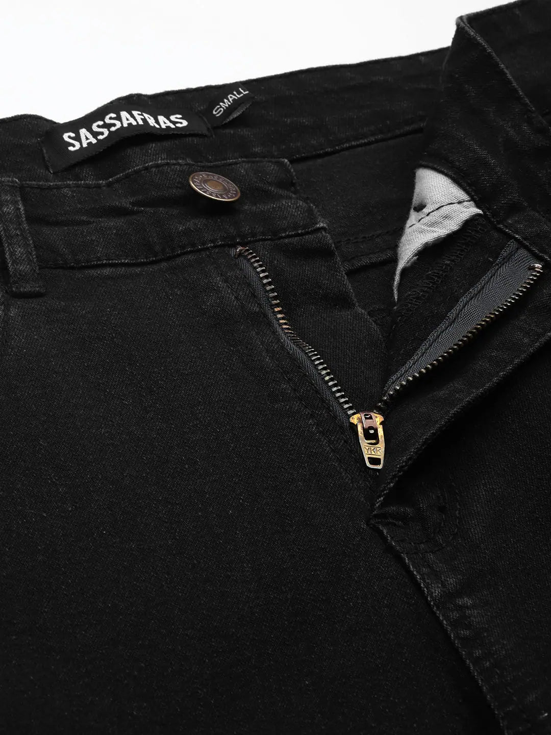 Women Black Smiley Print Straight Jeans - Western Wear