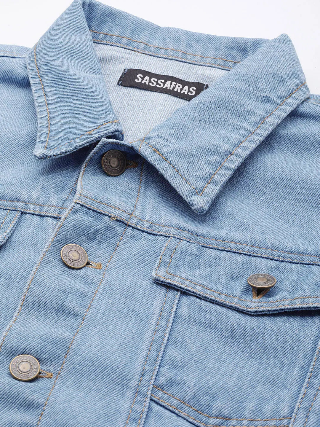 Printed Denim Jacket | Trendy Women's Outerwear & Jackets