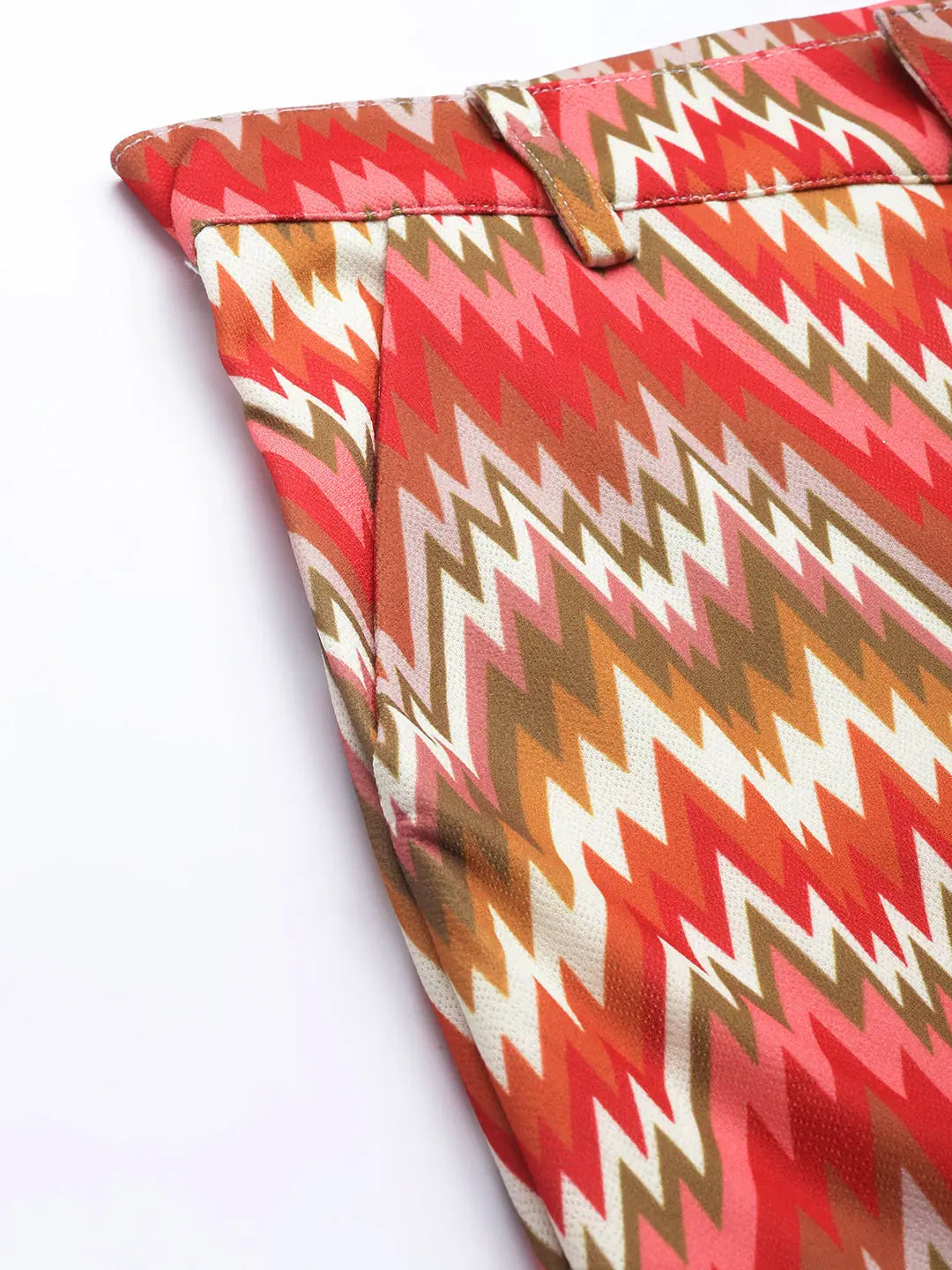 Rust Chevron Bellbottom Pants | Women's Western Wear