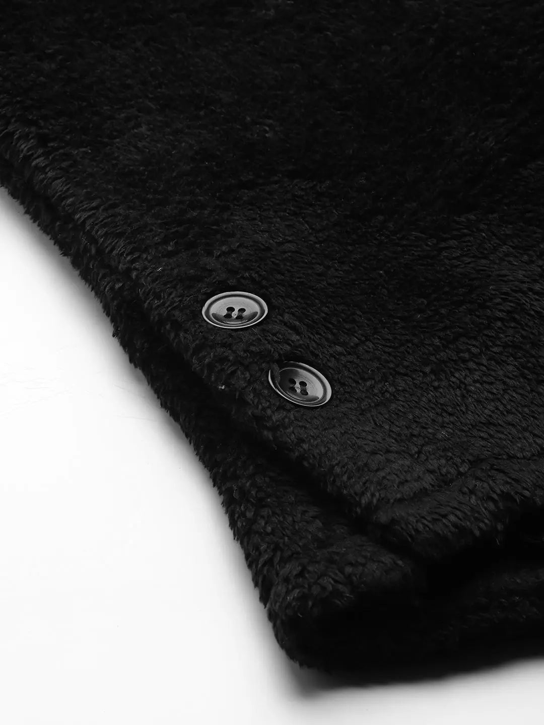 Black Hooded Fur Jacket | Trendy Women's Winter Coats