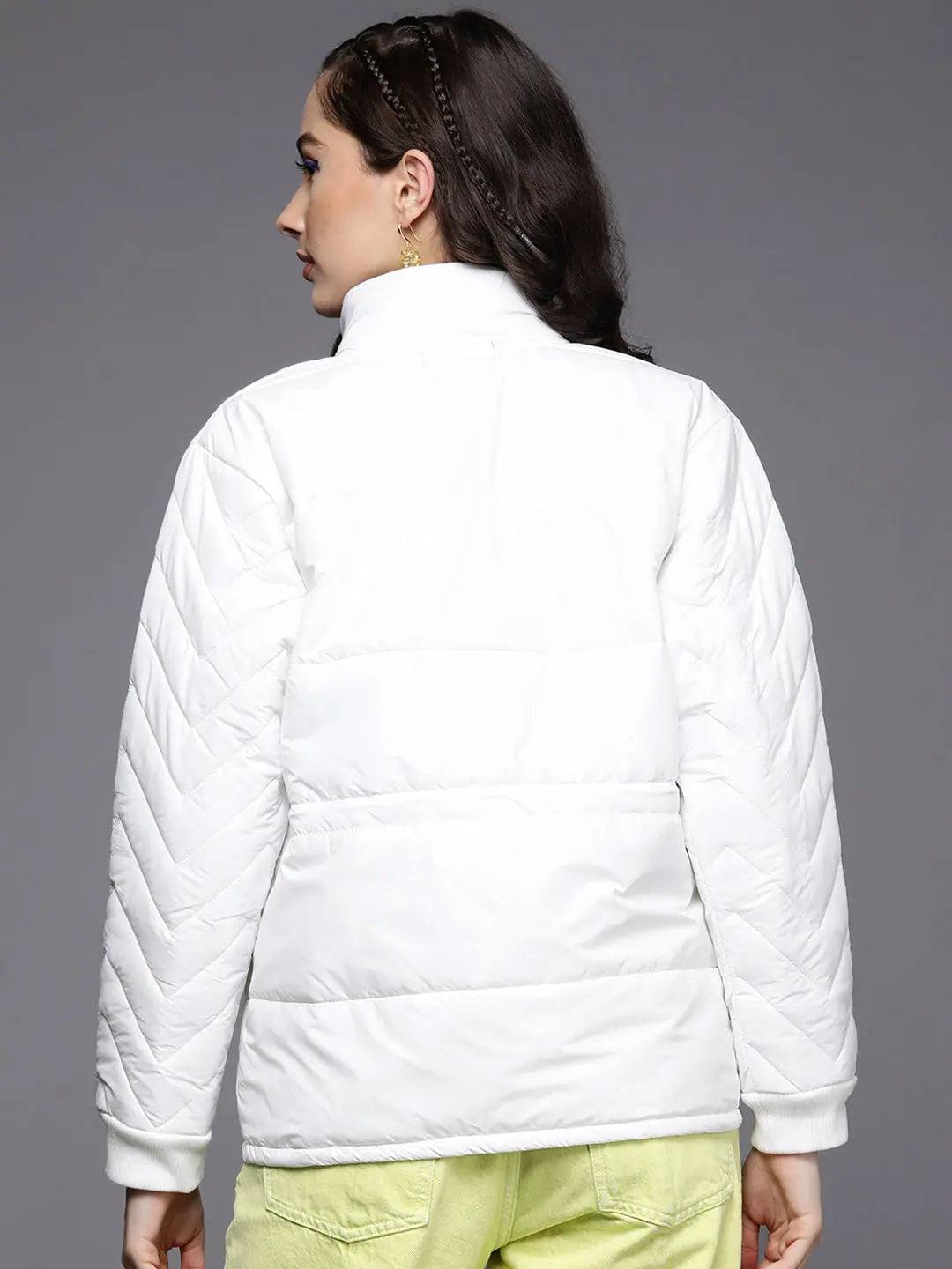 White Quilted Puffer Jacket | Women's Winter Coats & Outerwear