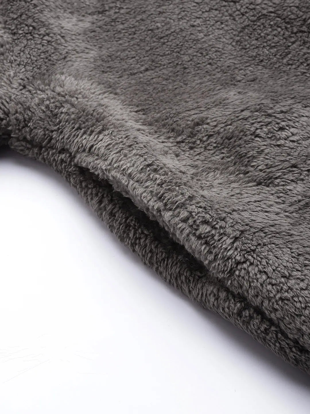 Women's Grey Faux Fur Crop Jacket | Trendy Jacket for Women