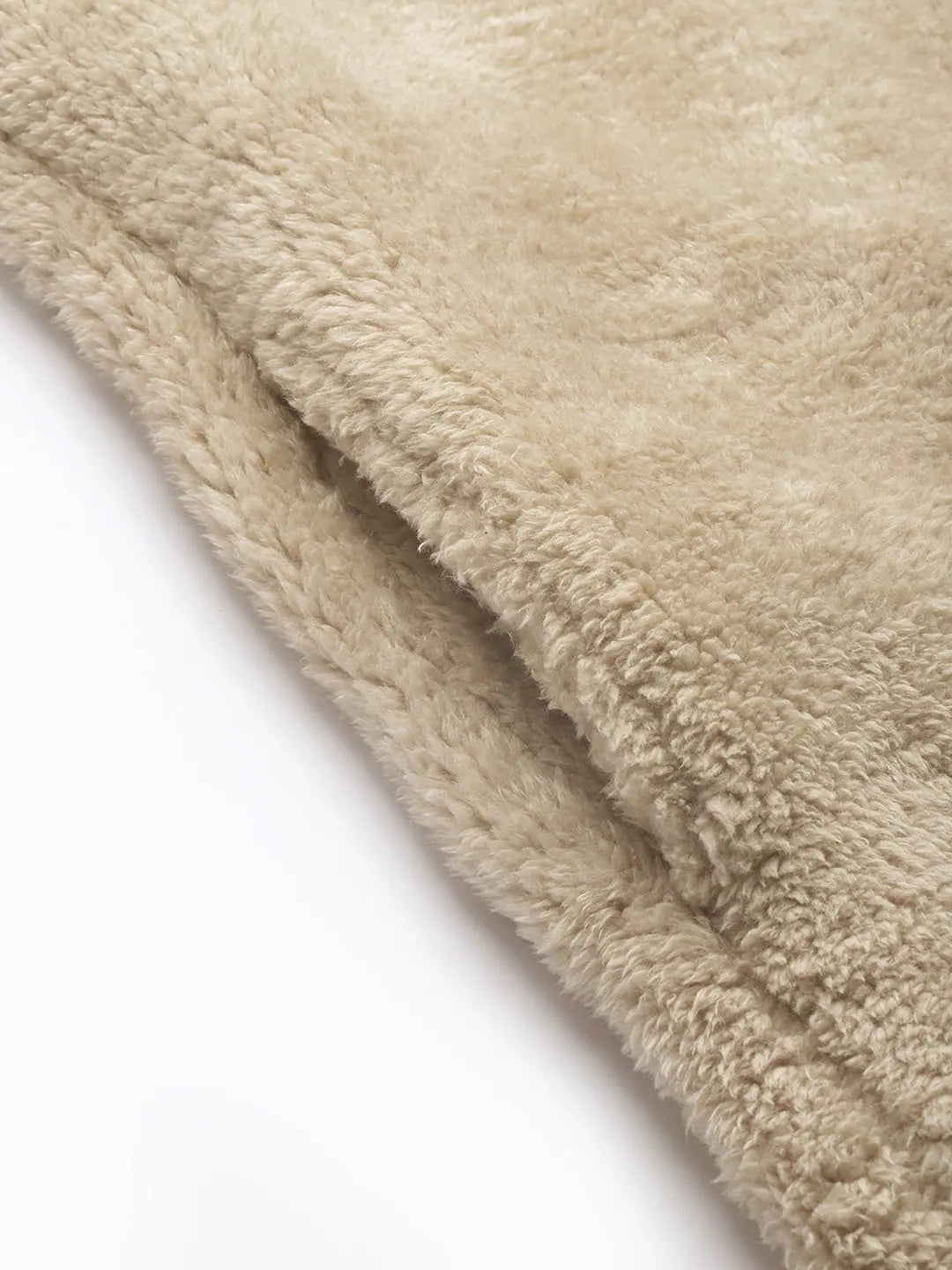 Beige Faux Fur Jacket for Women - Stylish Women's Outerwear