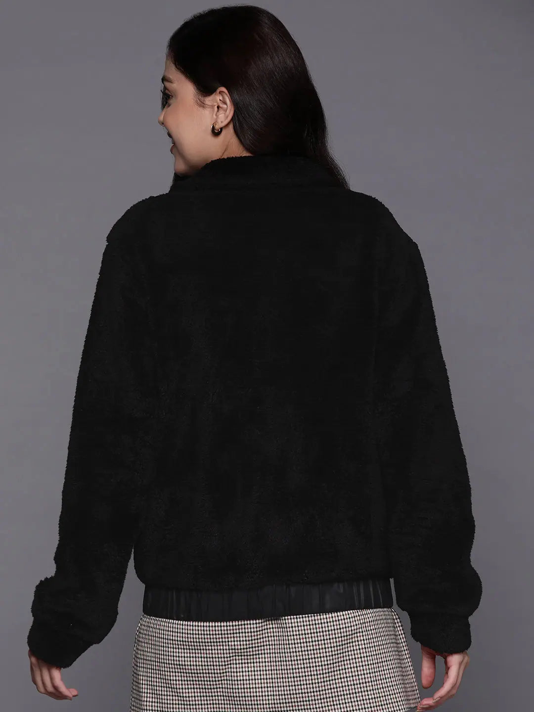 Black Faux Fur Jacket for Women - Trendy Women's Outerwear