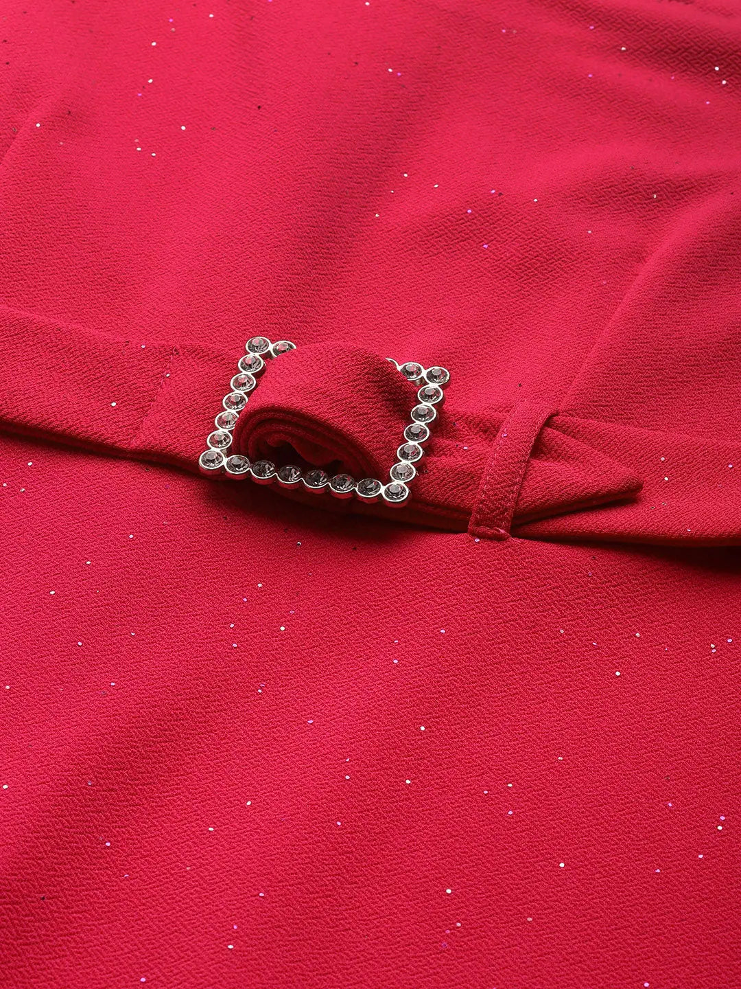 Fuchsia Shimmer A-Line Dress | Women's Party Wear Lehenga
