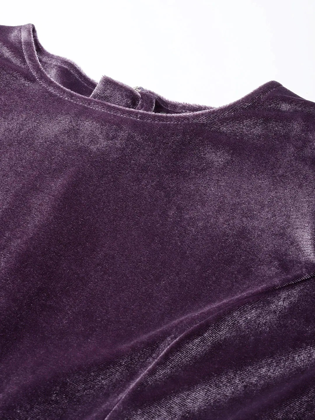 Purple Velvet Bodycon Dress | Women's Traditional Indian Lehenga