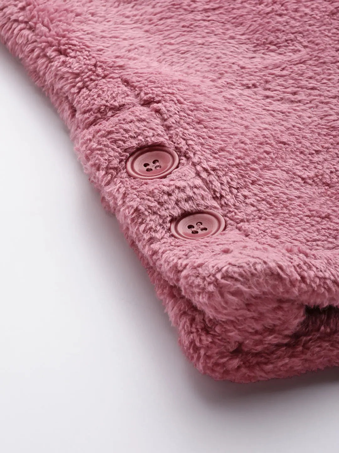 Women's Pink Fur Hooded Jacket - Trendy Women's Outerwear