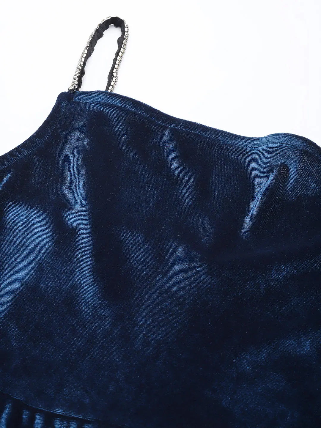 Blue Velvet Bodycon Dress: Women's Designer Lehenga Inspiration