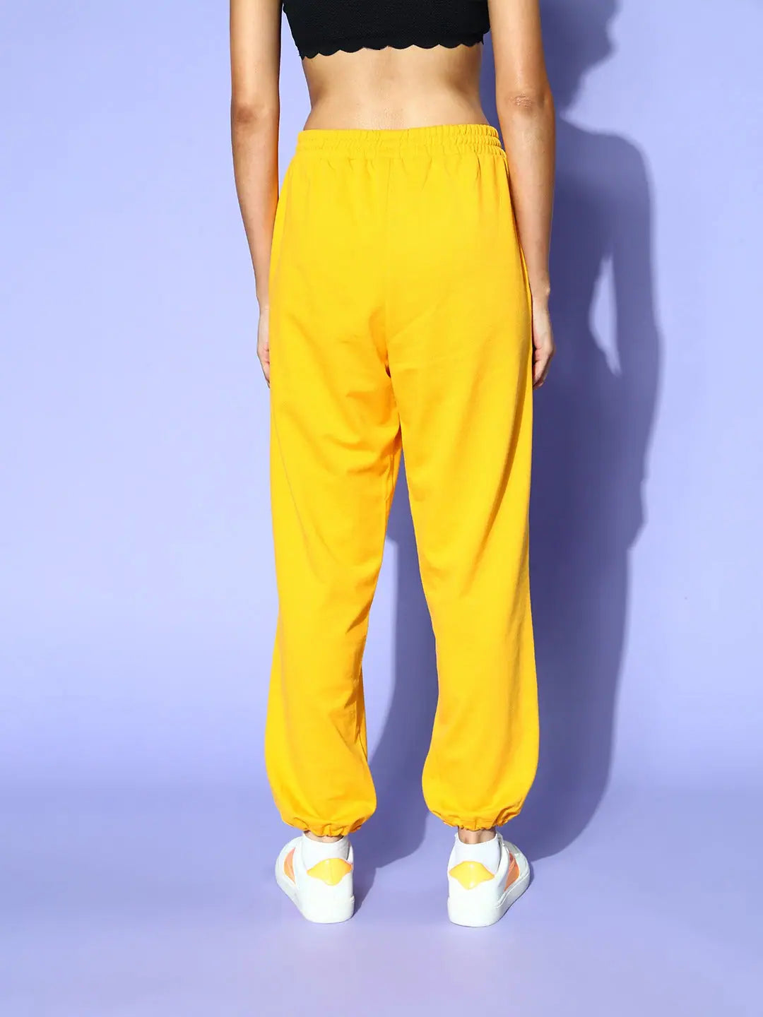 Yellow Patch Pocket Joggers | Women's Western Outfits