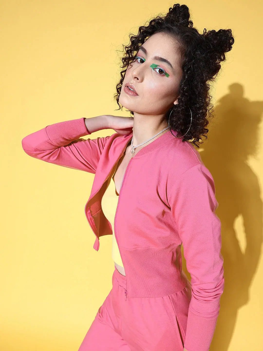 Women's Embellished Pink Jacket | Trendy Women's Outerwear