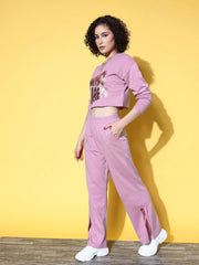 Women Solid Purple Jumpsuits & Sets