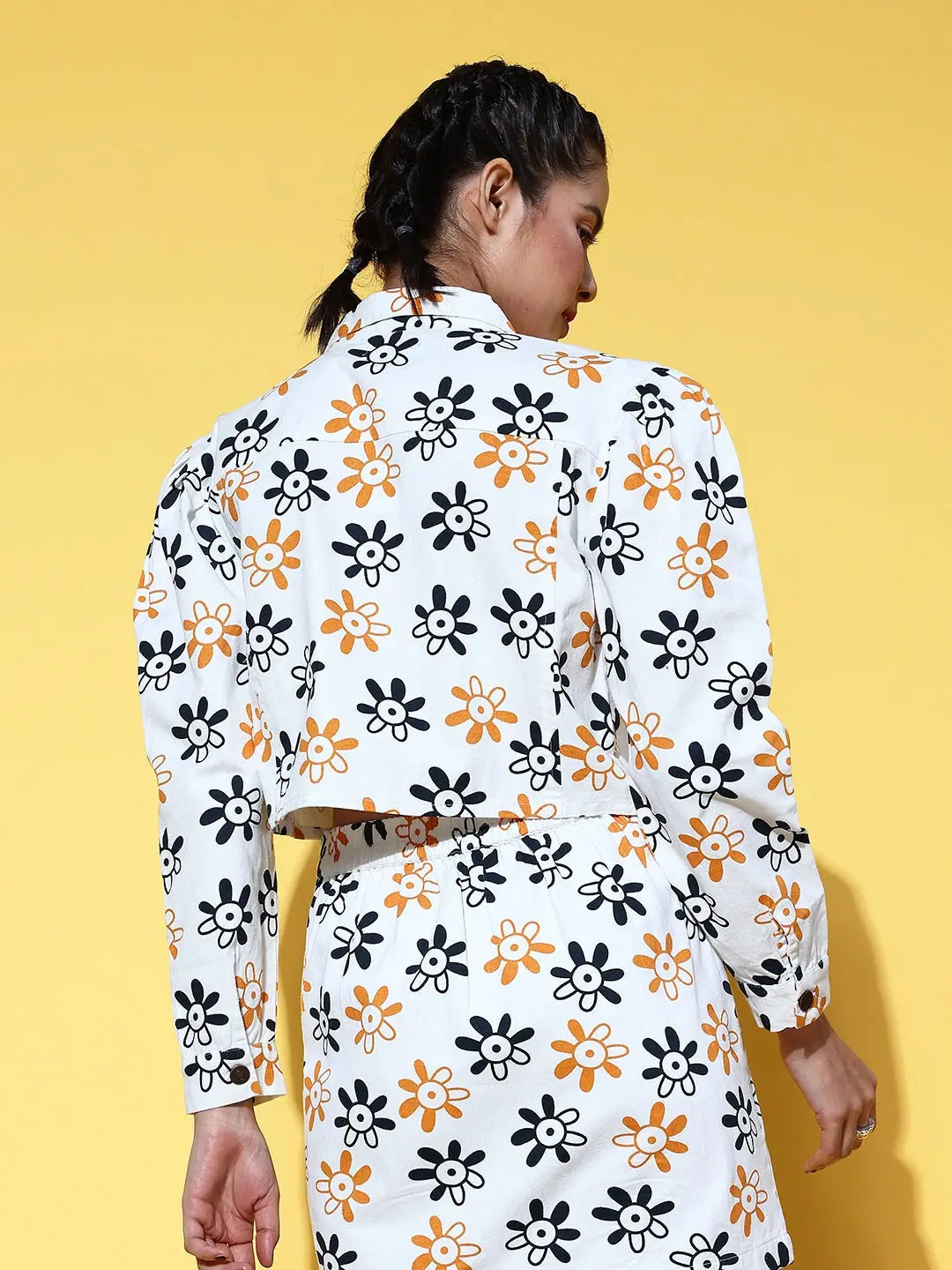 White Floral Jacket - Women's Fashion Jackets & Outerwear