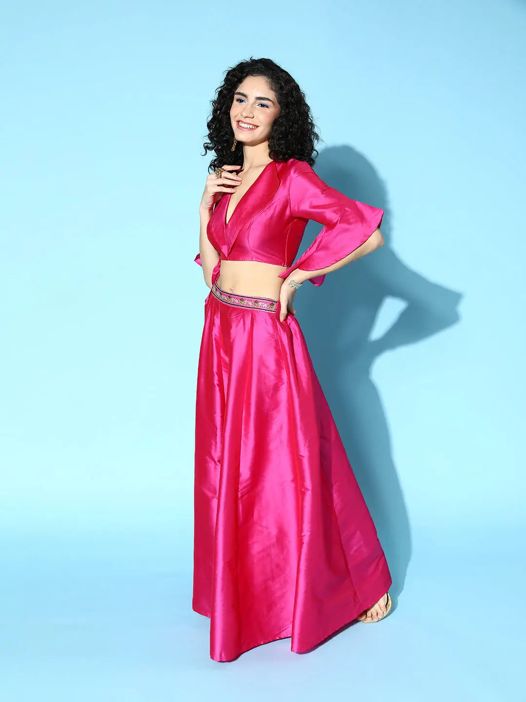 Pink Lehenga Choli - Designer Ethnic Lehenga for Women