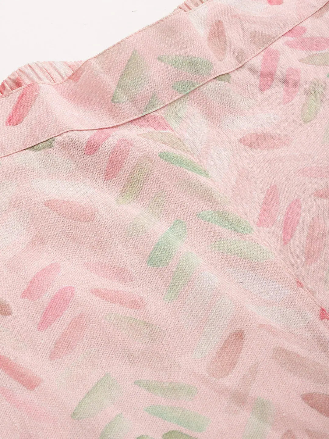 Pink Brush Paint Kurta Set | Designer Indian Kurta Sets for Women