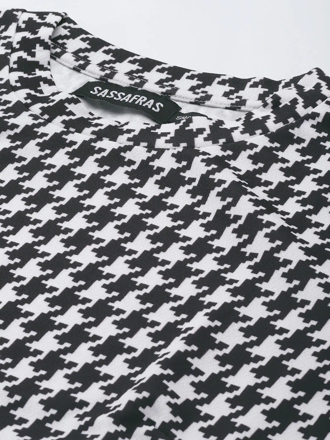 Geometric Knit Crop Top | Women's Western Clothing