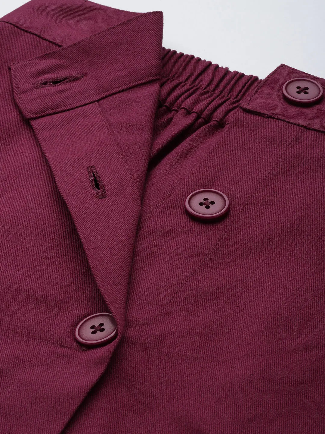 Burgundy Pencil Skirt - Western Outfits for Women