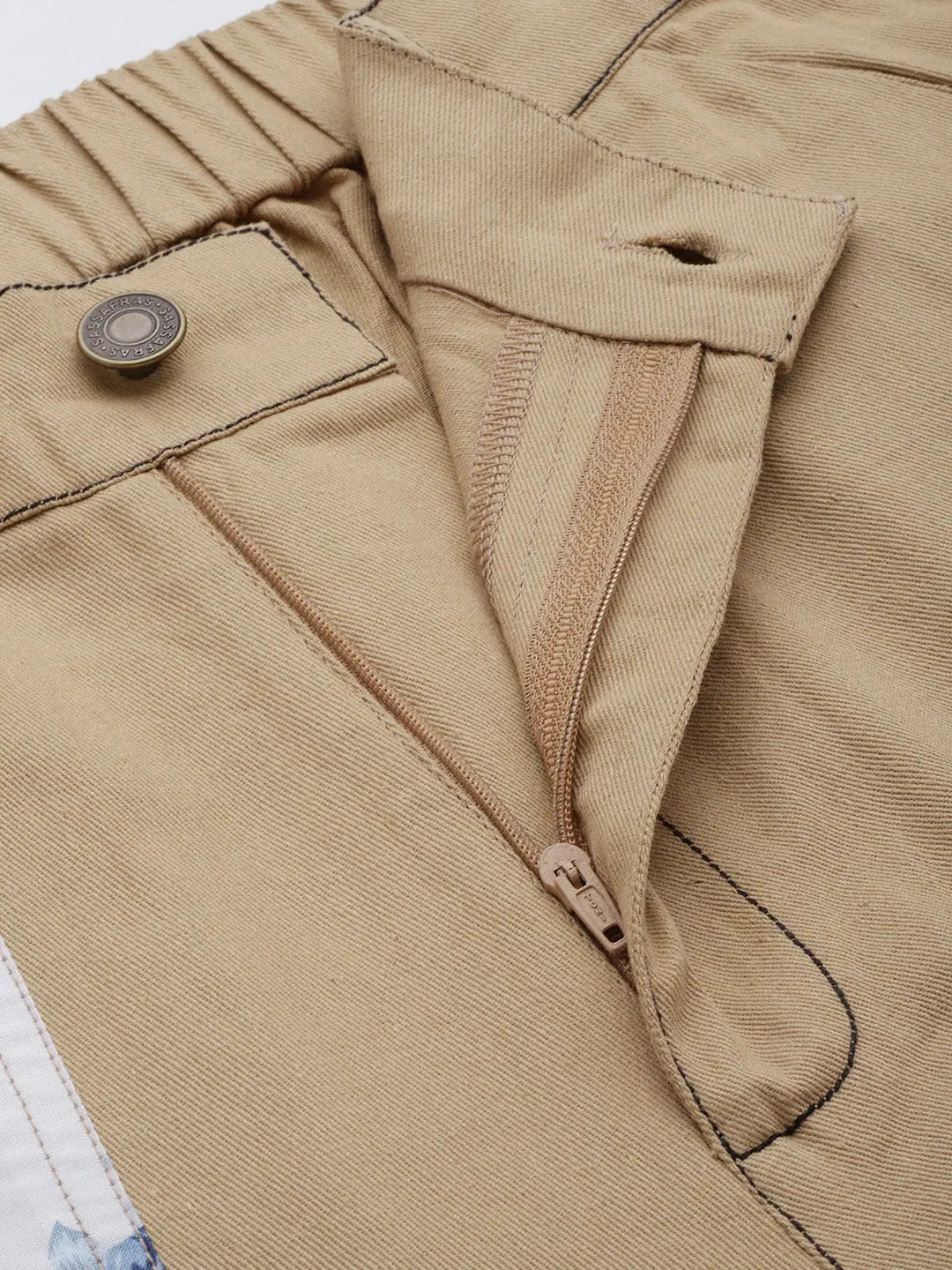 Floral Patch Twill Pants - Women's Western Wear Clothing