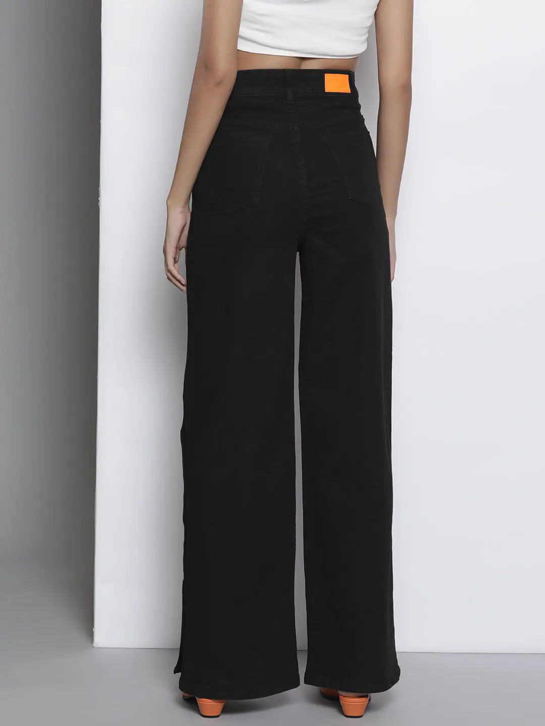 Black Stretch Straight Jeans | Women's Western Clothing