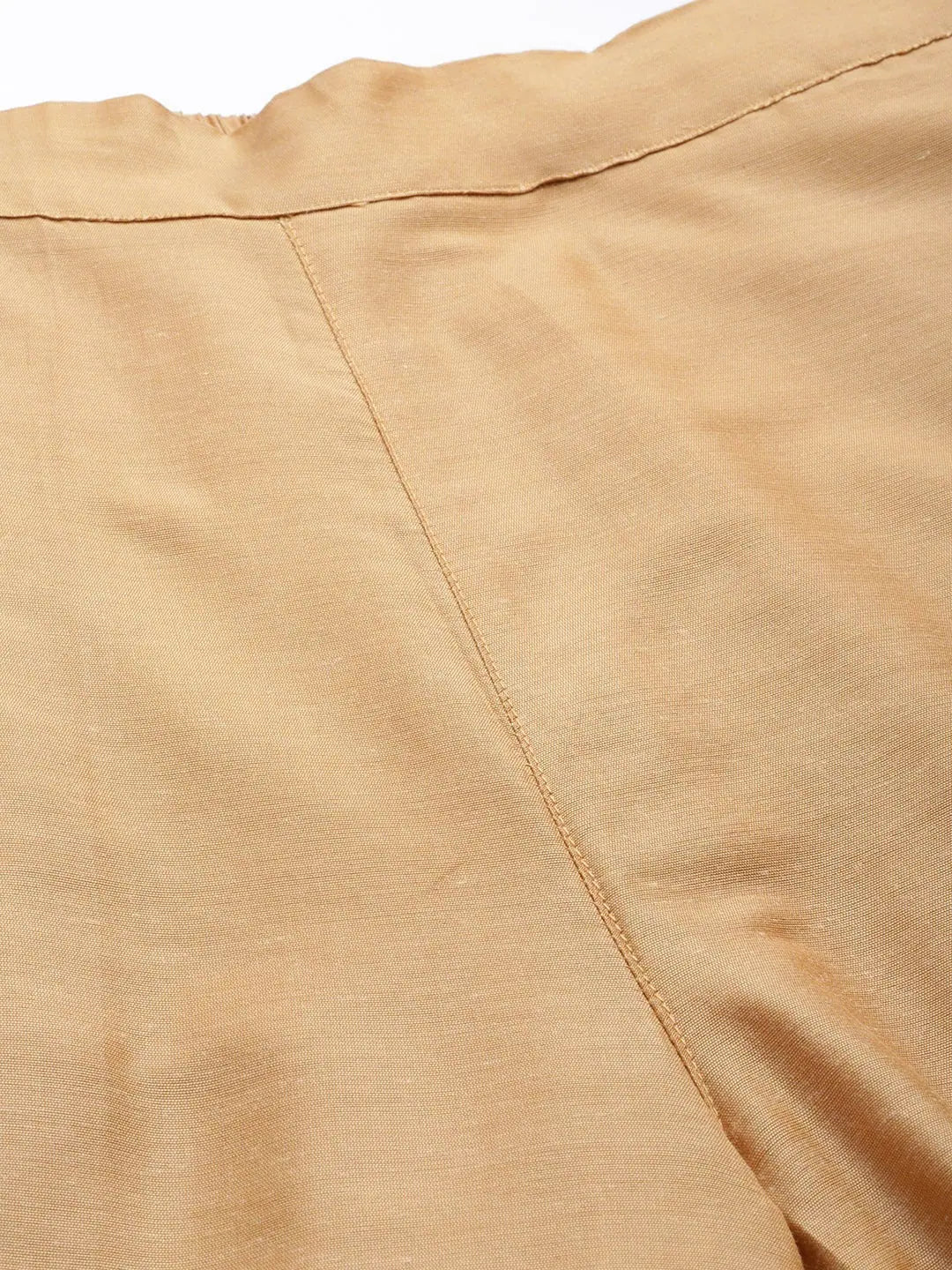 Beige Mirror Lace Pencil Pants - Designer Ethnic Pants for Women