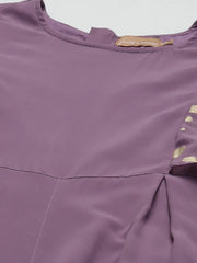 Women Solid Purple Jumpsuits & Sets