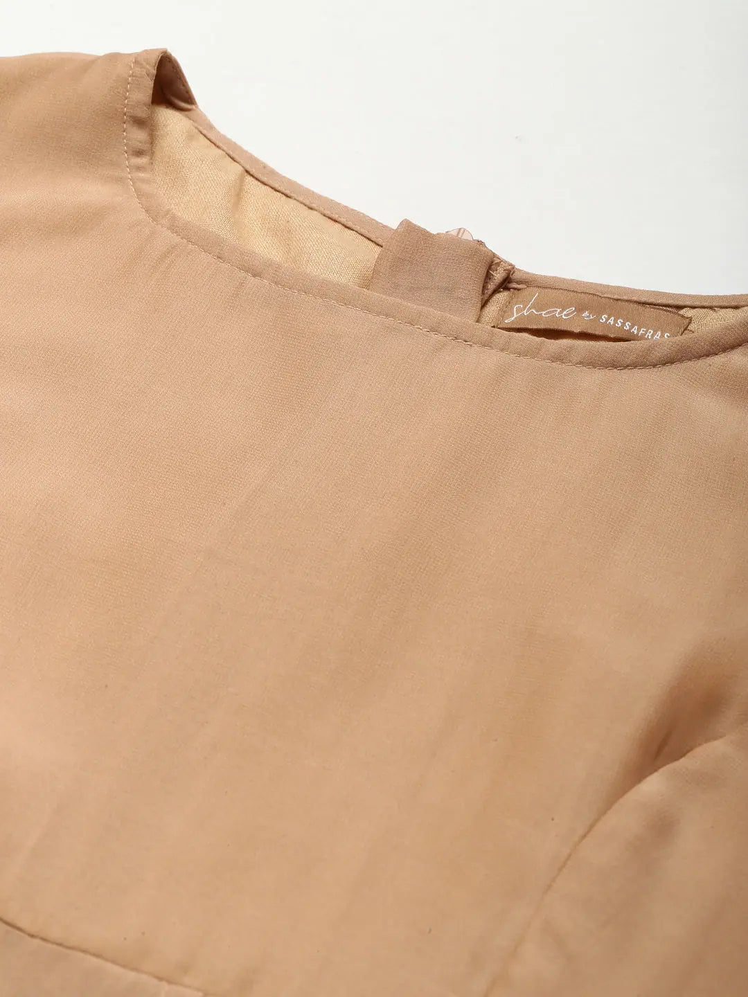 Brown Embroidered Belt Dupatta Dress | Indian Dresses Online