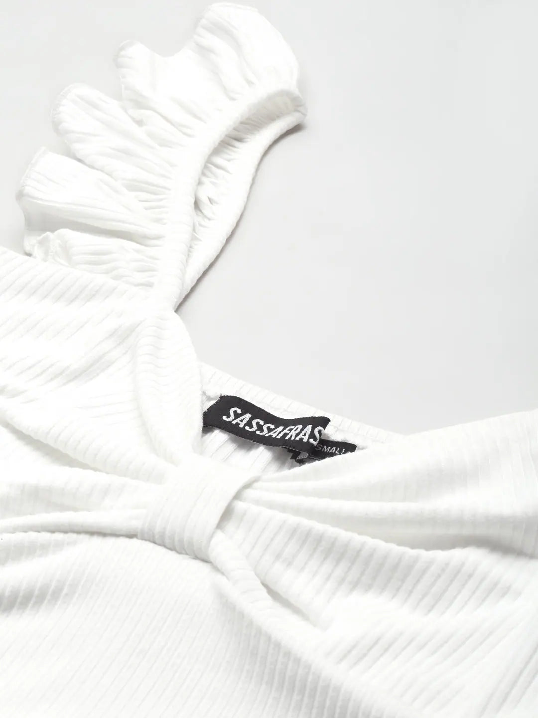 White Rib SweetHeart Neck Crop Top | Western Wear for Women