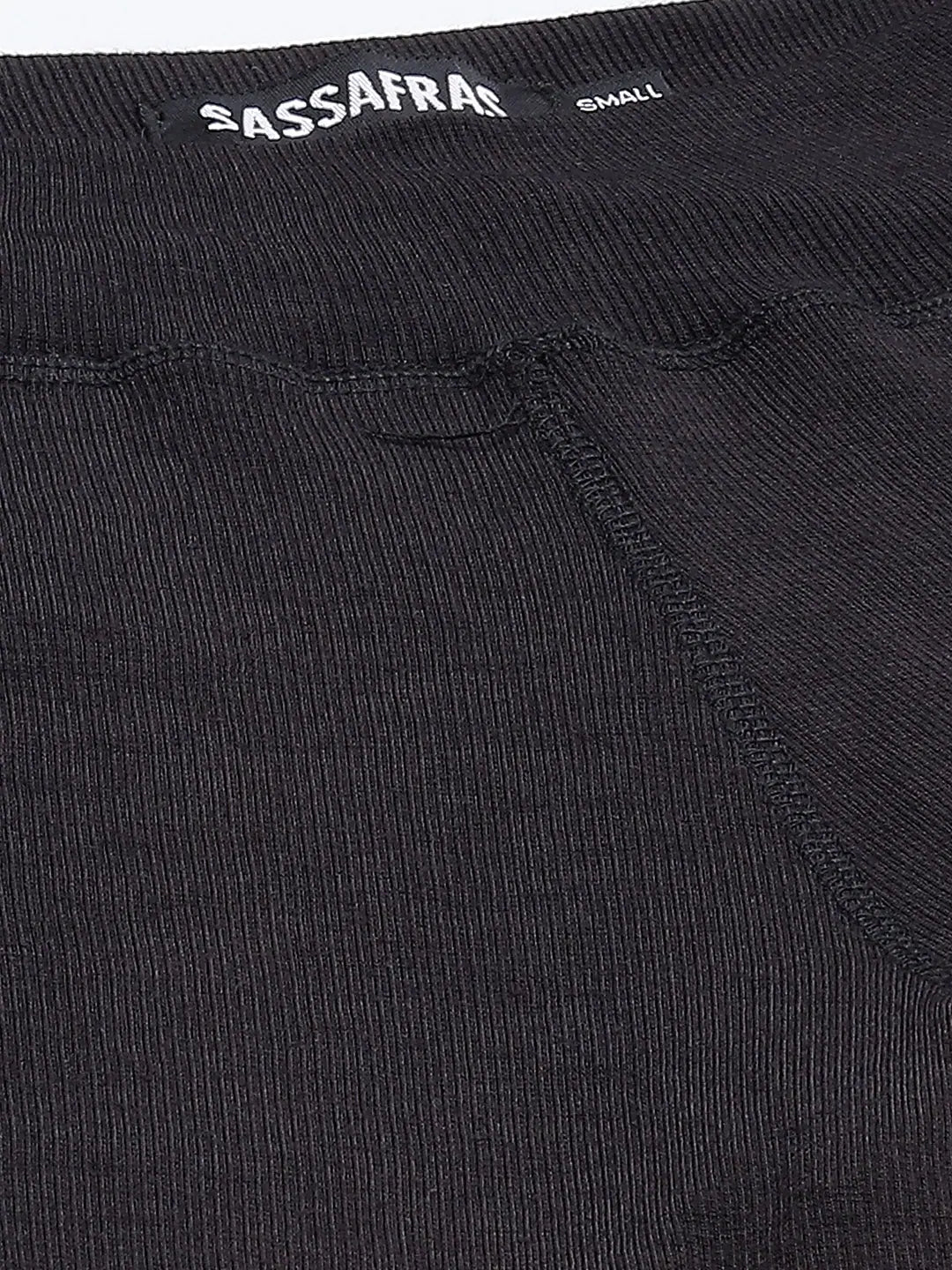 Black Rib Active Shorts | Women's Polyester Cycling Shorts