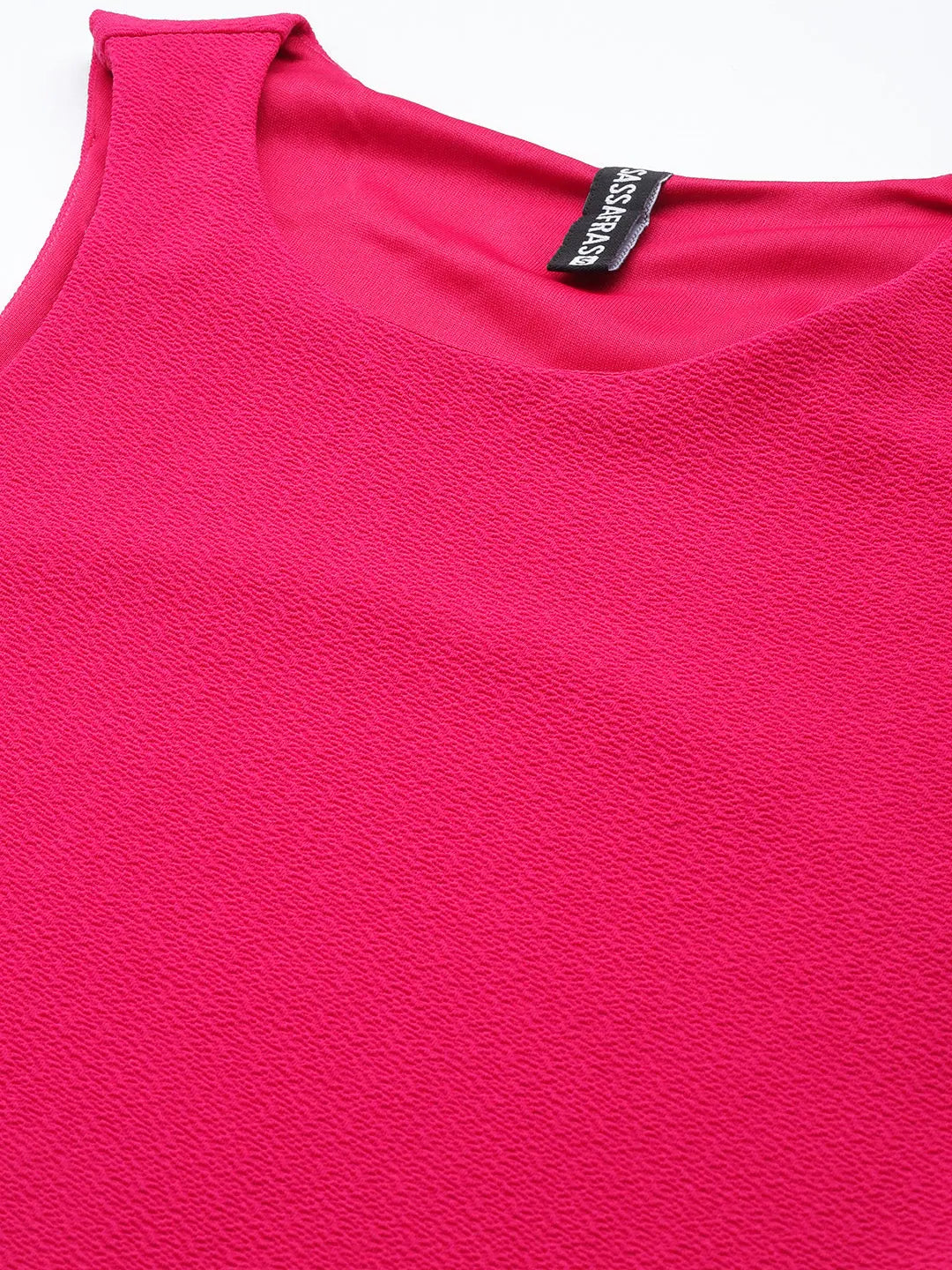 Fuchsia Bodycon Dress | Women's One-Sleeve Midi Dress Online