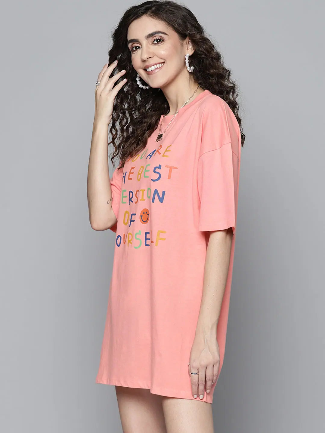 Pink T-Shirt Dress | Women's 
