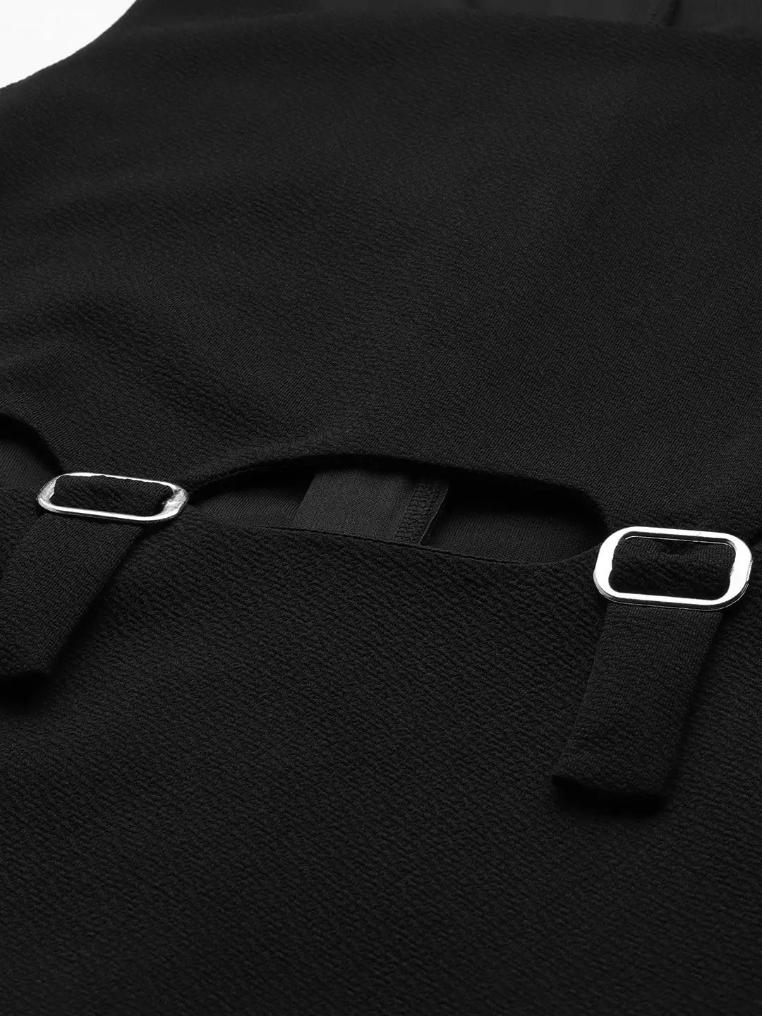 Black Cut-Out Bodycon Dress | Women's Karera Fabric Style